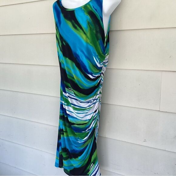 Vintage Joseph Ribkoff sleeveless dress size 12 small.  0310 - Picture 2 of 9